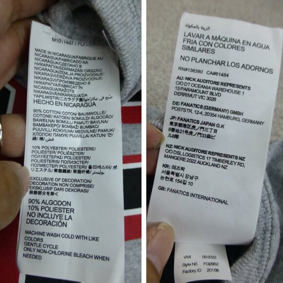 NWT San Francisco 49ers Grey "SF" Short Sleeve Shirt - Picture 5 of 11